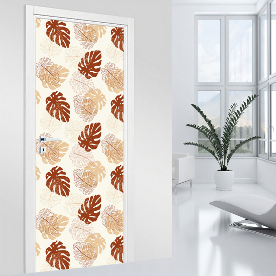 Vinilo Adhesivo para puerta - Hojas