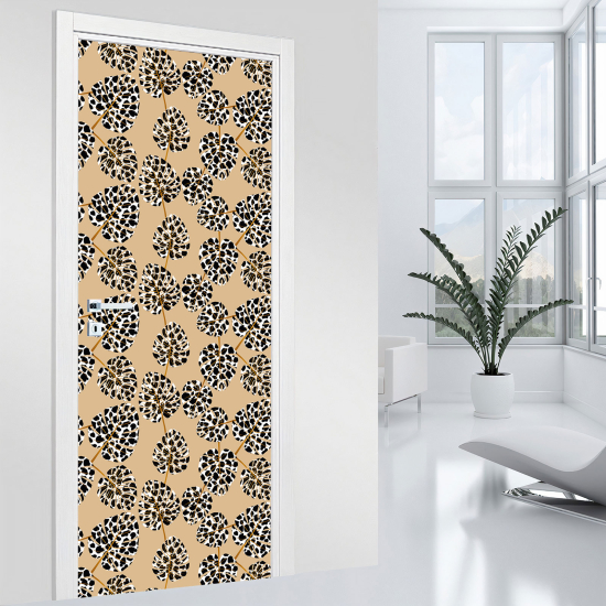 Vinilo Adhesivo para puerta - Hojas