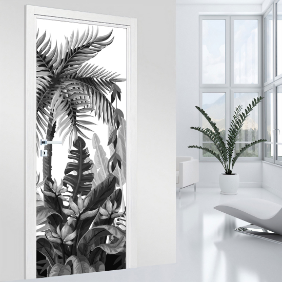 Vinilo Adhesivo para puerta - Hojas