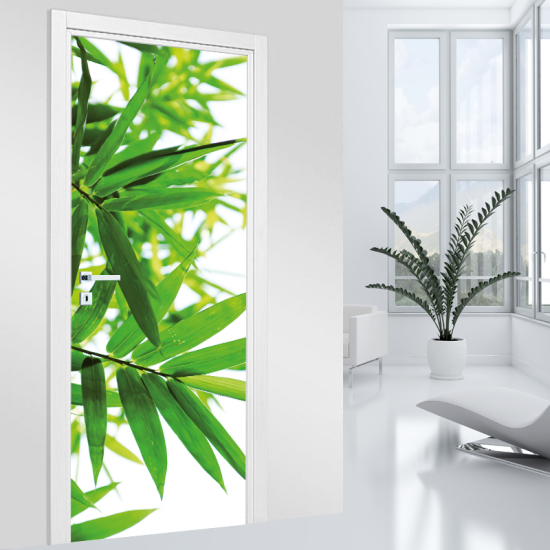 Vinilo Adhesivo para puerta - Hojas