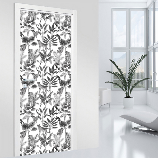 Vinilo Adhesivo para puerta - Jungla