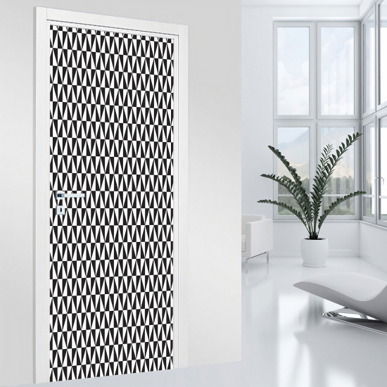 Vinilo Adhesivo para puerta - Motivo geométrico