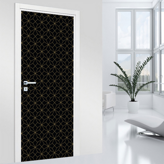 Vinilo Adhesivo para puerta - Motivo geométrico