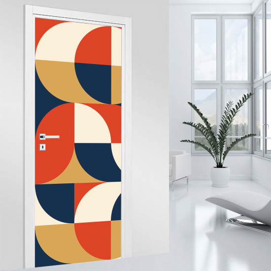 Vinilo Adhesivo para puerta - Motivo geométrico