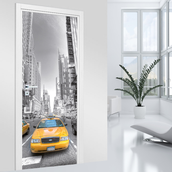 Vinilo Adhesivo para puerta - Nueva York