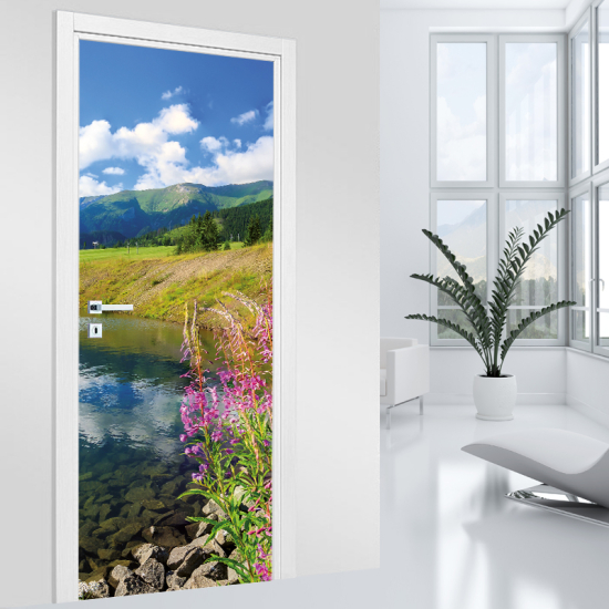 Vinilo Adhesivo para puerta - Paisaje