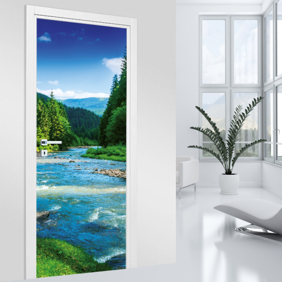 Vinilo Adhesivo para puerta - Río