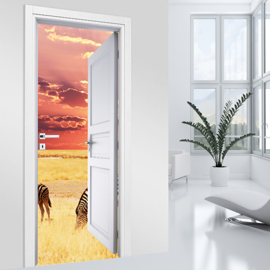 Vinilo Adhesivo para puerta - Sabana