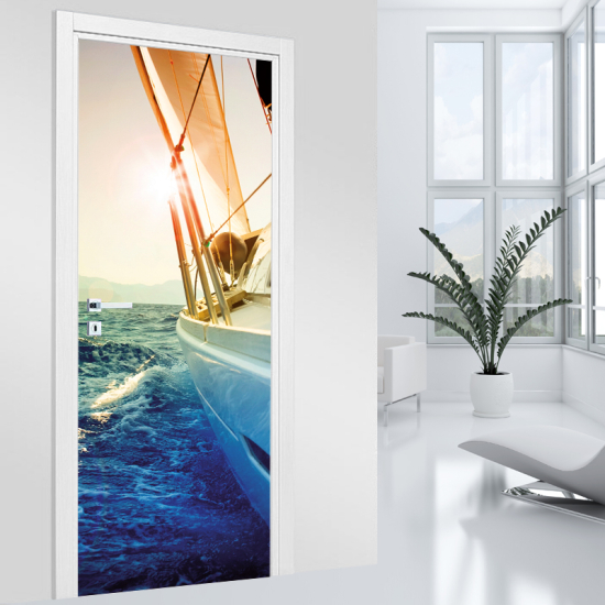 Vinilo Adhesivo para puerta - Velero