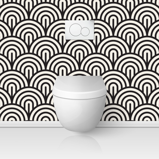 Vinilo Adhesivo para WC - Diseño