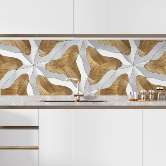 Vinilo Adhesivo Salpicadero Cocina - Diseño Efecto 3D