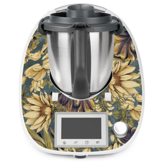 Vinilo Adhesivo Thermomix - TM5 - Flores