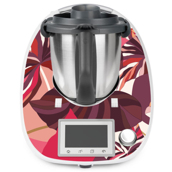 Vinilo Adhesivo Thermomix - TM5 - Hojas Tropicales