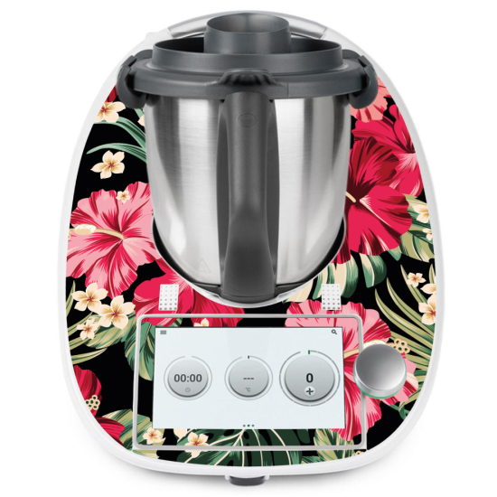Vinilo Adhesivo Thermomix - TM6 - Flores tropicales