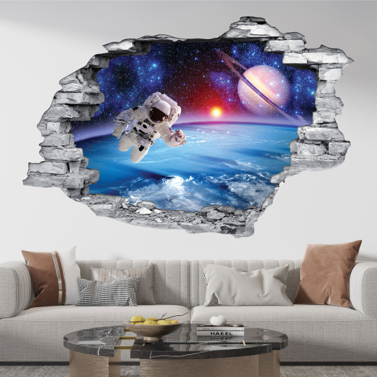 Vinilo Adhesivo trampantojo 3D - Astronauta