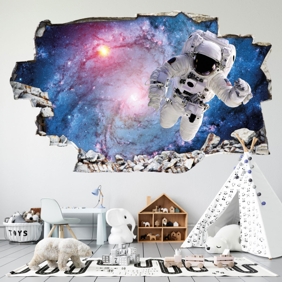 Vinilo Adhesivo trampantojo 3D - Astronauta