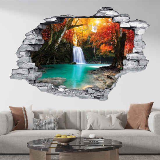 Vinilo Adhesivo trampantojo 3D - Cascada