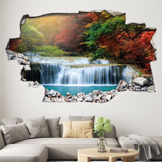 Vinilo Adhesivo trampantojo 3D - Cascada