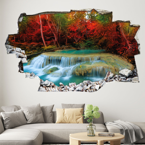 Vinilo Adhesivo trampantojo 3D - Cascada
