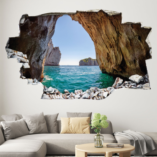 Vinilo Adhesivo trampantojo 3D - Cueva