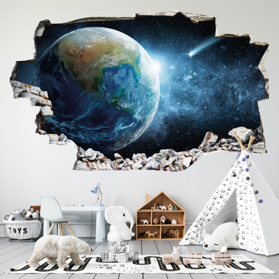 Vinilo Adhesivo trampantojo 3D - Espacio
