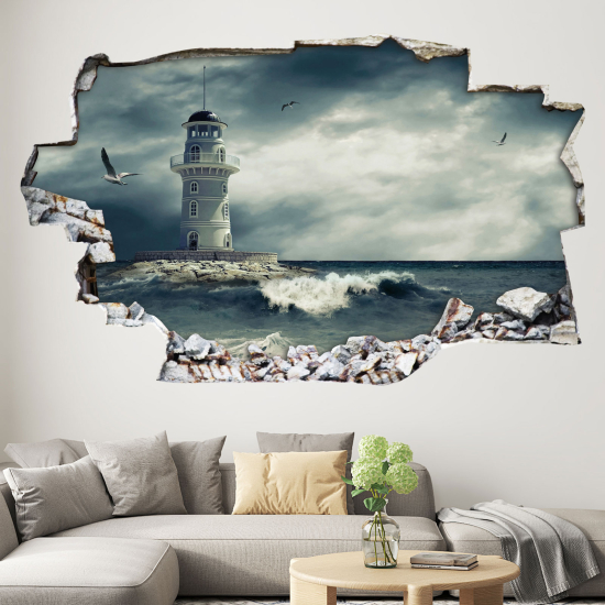 Vinilo Adhesivo trampantojo 3D - Faro
