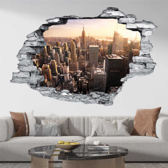 Vinilo Adhesivo trampantojo 3D - Nueva York