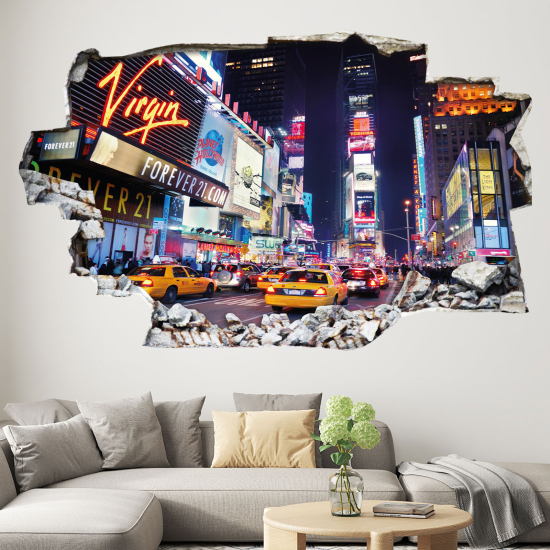 Vinilo Adhesivo trampantojo 3D - Nueva York