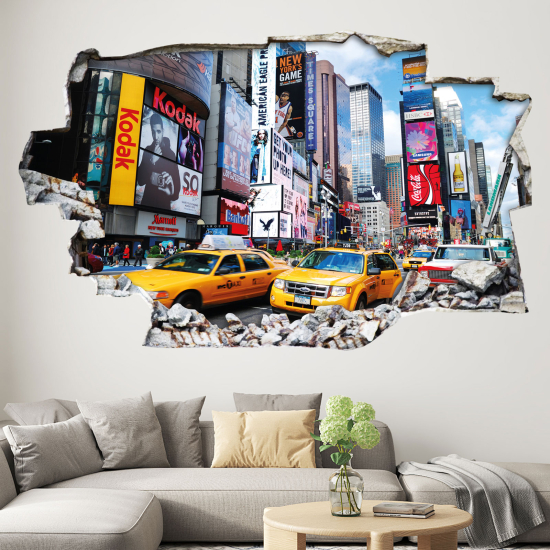 Vinilo Adhesivo trampantojo 3D - Nueva York