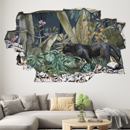Vinilo Adhesivo trampantojo 3D - Pantera Negra