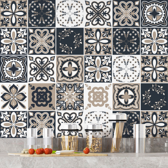 Vinilo Adhesivos decorativos para azulejos - Baldosas de cemento