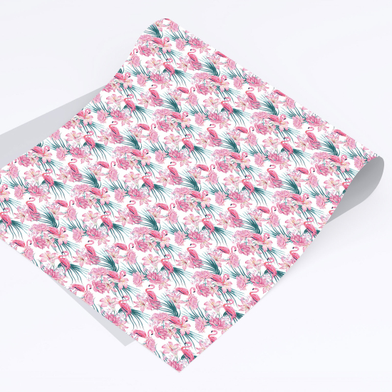 Adhesivo de renovación - Flamencos rosas