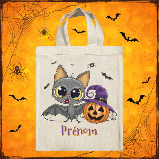 Bolsa de Halloween personalizada - Murciélago