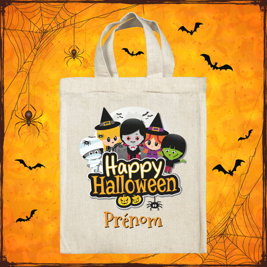 Bolsa de Halloween personalizada - Personajes aterradores