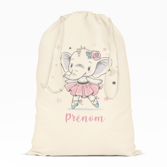 Bolsa de hilo personalizada - Bailarina elefante