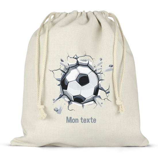 Bolsa de hilo personalizada - Balón de fútbol