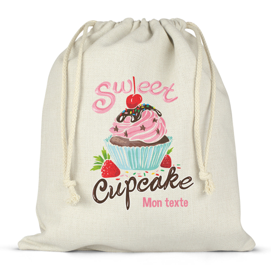 Bolsa de hilo personalizada - Cupcake
