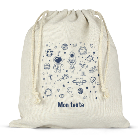 Bolsa de hilo personalizada - Galaxia