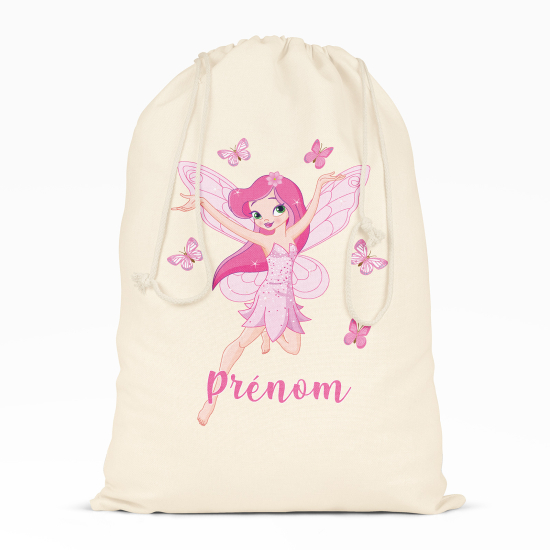 Bolsa de hilo personalizada - Hada mariposas