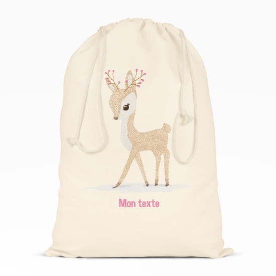 Bolsa de hilo personalizada - Lindo cervatillo