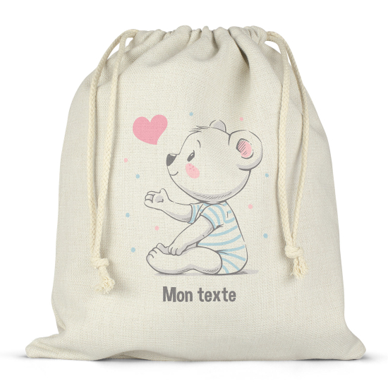 Bolsa de hilo personalizada - Osito