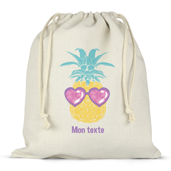Bolsa de hilo personalizada - Piña