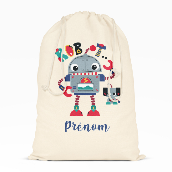 Bolsa de hilo personalizada - Robots