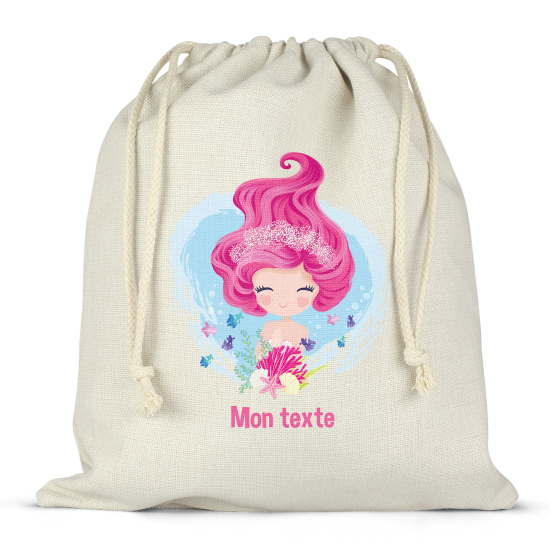 Bolsa de hilo personalizada - Sirena
