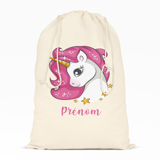Bolsa de hilo personalizada - Unicornio
