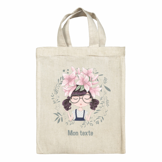 Bolsa de tela personalizada - Niña pequeña