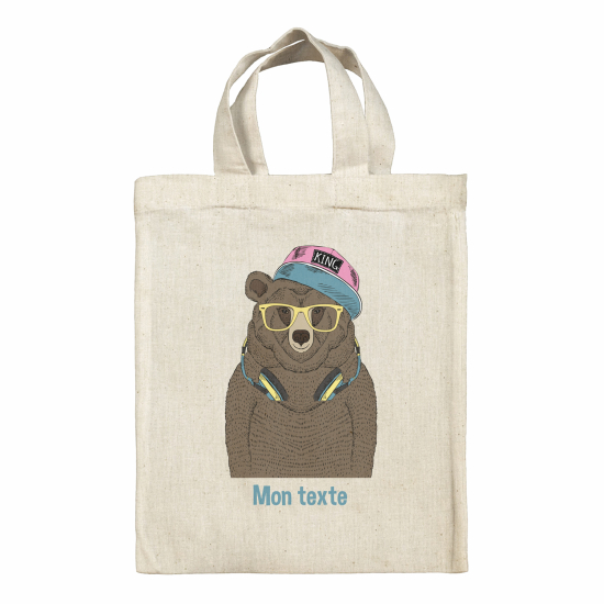 Bolsa de tela personalizada - Oso música