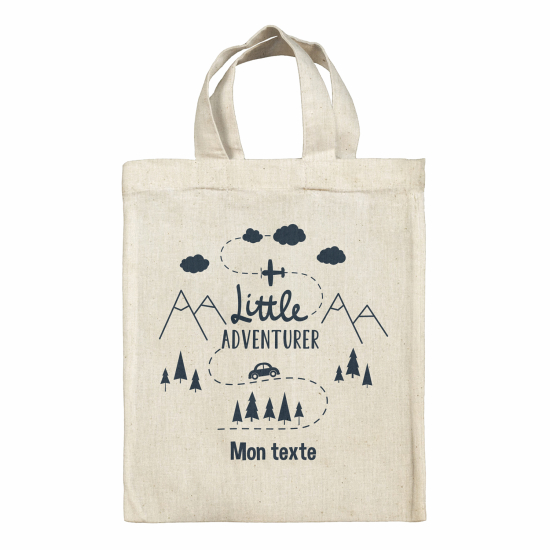 Bolsa de tela personalizada - Pequeño aventurero