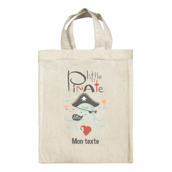 Bolsa de tela personalizada - Pequeño pirata
