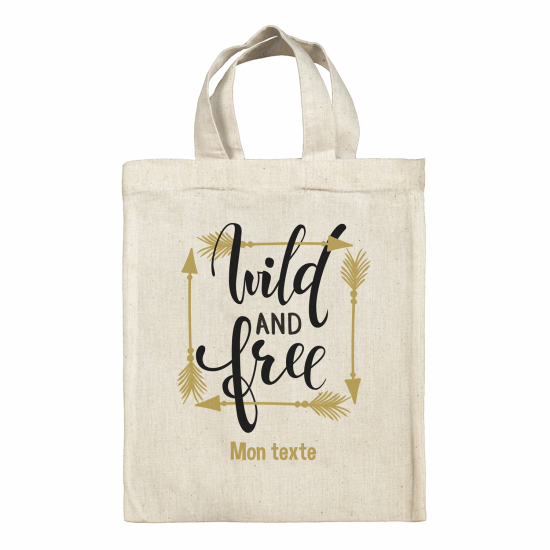 Bolsa de tela personalizada - Salvaje y libre
